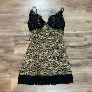 Victoria’s Secret Cheetah Lacey Slip